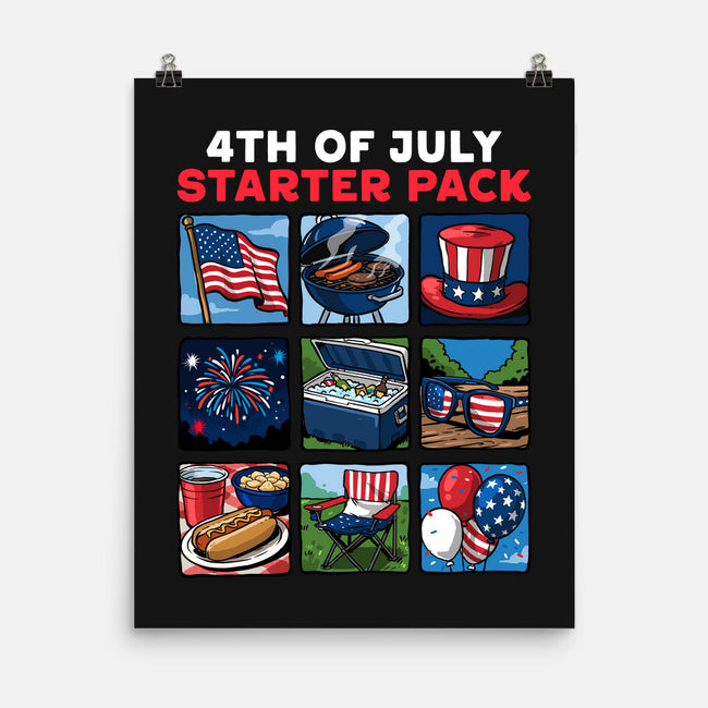 Fourth Of July Starter Pack-None-Matte-Poster-GoshWow