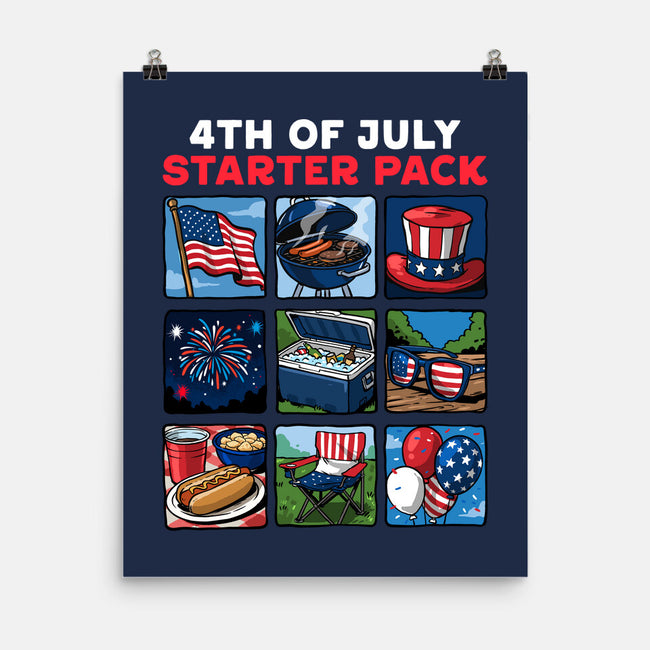 Fourth Of July Starter Pack-None-Matte-Poster-GoshWow
