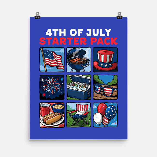 Fourth Of July Starter Pack-None-Matte-Poster-GoshWow
