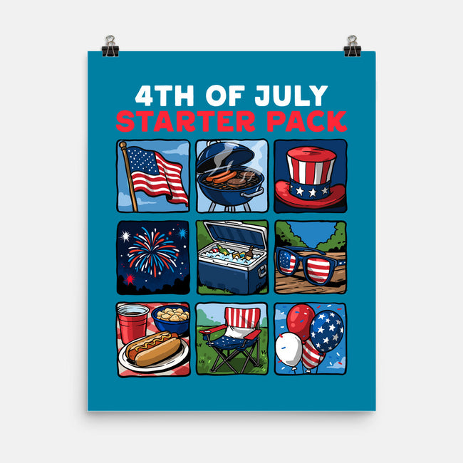 Fourth Of July Starter Pack-None-Matte-Poster-GoshWow