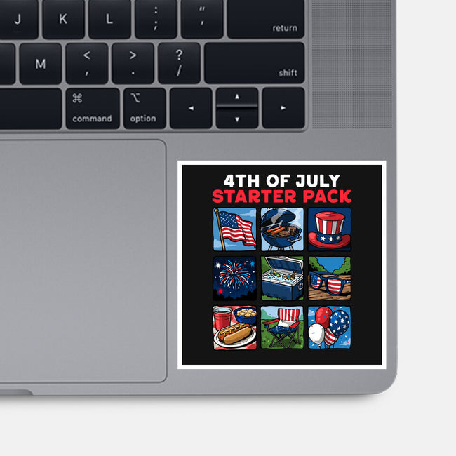 Fourth Of July Starter Pack-None-Glossy-Sticker-GoshWow