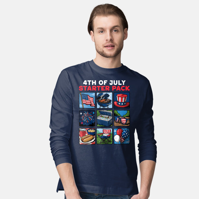 Fourth Of July Starter Pack-Mens-Long Sleeved-Tee-GoshWow
