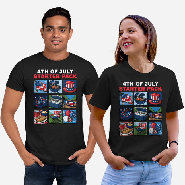 Fourth Of July Starter Pack-Unisex-Basic-Tee-GoshWow