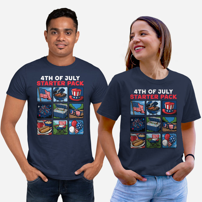 Fourth Of July Starter Pack-Unisex-Basic-Tee-GoshWow