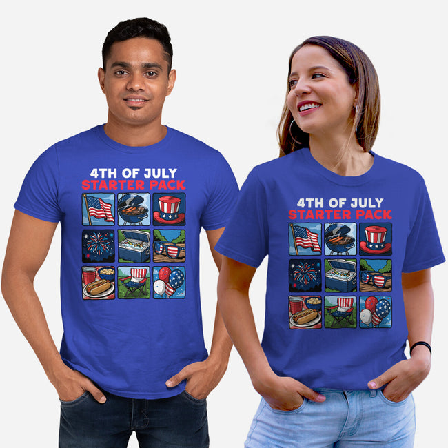 Fourth Of July Starter Pack-Unisex-Basic-Tee-GoshWow