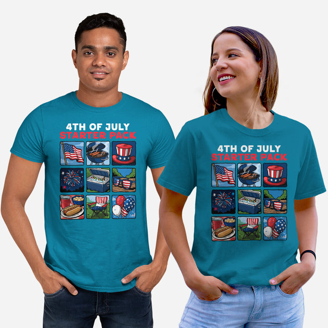 Fourth Of July Starter Pack-Unisex-Basic-Tee-GoshWow