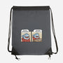 Shark Seafood Diet-None-Drawstring-Bag-GoshWow