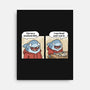 Shark Seafood Diet-None-Stretched-Canvas-GoshWow