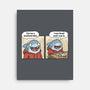 Shark Seafood Diet-None-Stretched-Canvas-GoshWow