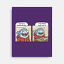 Shark Seafood Diet-None-Stretched-Canvas-GoshWow