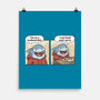 Shark Seafood Diet-None-Matte-Poster-GoshWow