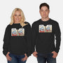 Shark Seafood Diet-Unisex-Crew Neck-Sweatshirt-GoshWow