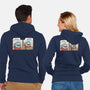 Shark Seafood Diet-Unisex-Zip-Up-Sweatshirt-GoshWow