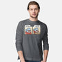 Shark Seafood Diet-Mens-Long Sleeved-Tee-GoshWow