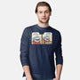 Shark Seafood Diet-Mens-Long Sleeved-Tee-GoshWow