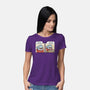 Shark Seafood Diet-Womens-Basic-Tee-GoshWow