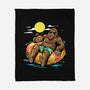Cryptid Summer-None-Fleece-Blanket-GoshWow