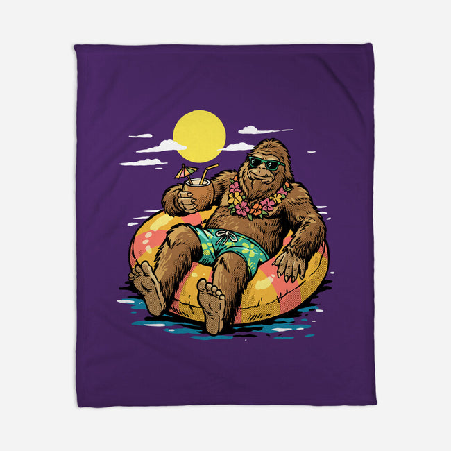 Cryptid Summer-None-Fleece-Blanket-GoshWow
