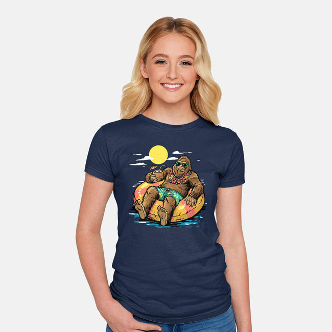 Cryptid Summer-Womens-Fitted-Tee-GoshWow