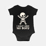 No Body Skeleton-Baby-Basic-Onesie-NemiMakeit
