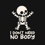 No Body Skeleton-Unisex-Crew Neck-Sweatshirt-NemiMakeit