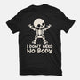 No Body Skeleton-Womens-Basic-Tee-NemiMakeit
