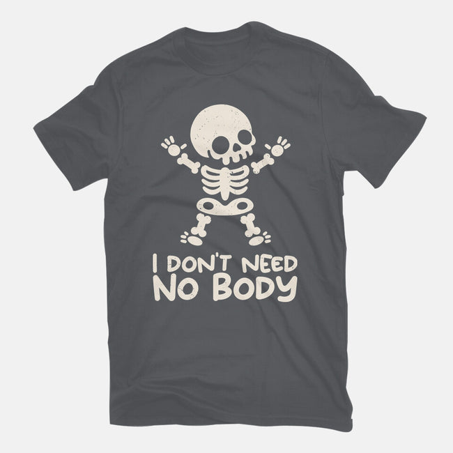 No Body Skeleton-Womens-Basic-Tee-NemiMakeit