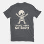 No Body Skeleton-Womens-Basic-Tee-NemiMakeit