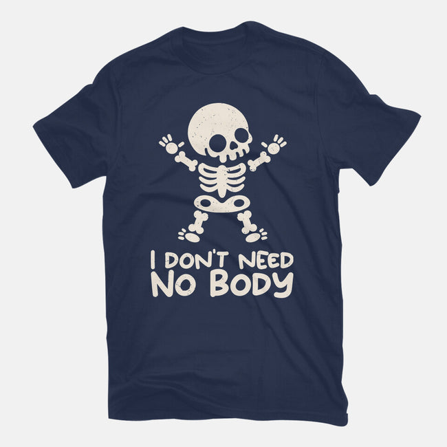 No Body Skeleton-Womens-Basic-Tee-NemiMakeit