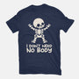 No Body Skeleton-Womens-Basic-Tee-NemiMakeit