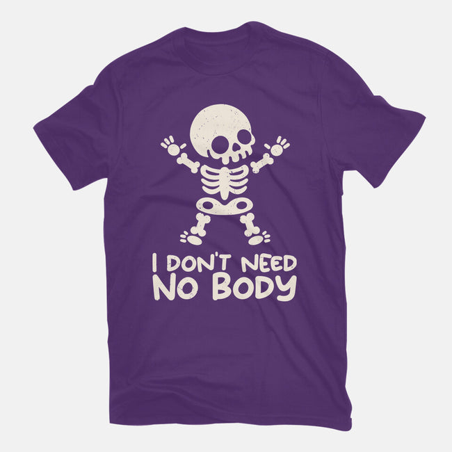 No Body Skeleton-Womens-Basic-Tee-NemiMakeit