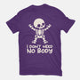 No Body Skeleton-Womens-Basic-Tee-NemiMakeit