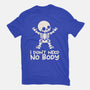 No Body Skeleton-Womens-Basic-Tee-NemiMakeit