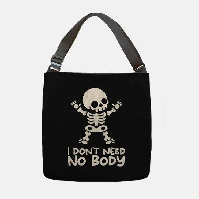 No Body Skeleton-None-Adjustable Tote-Bag-NemiMakeit