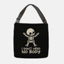 No Body Skeleton-None-Adjustable Tote-Bag-NemiMakeit