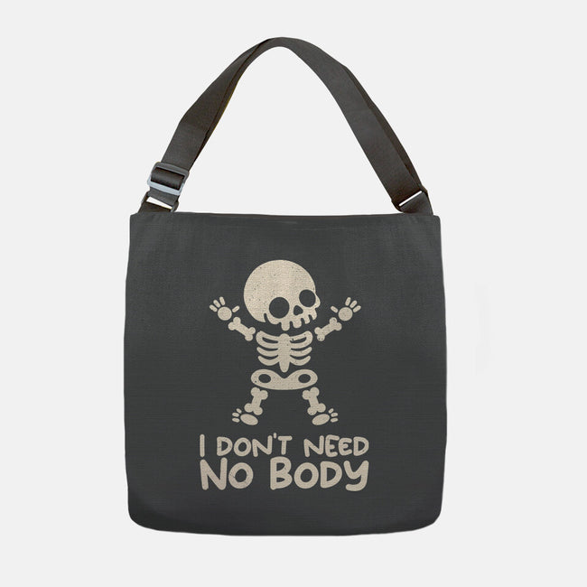 No Body Skeleton-None-Adjustable Tote-Bag-NemiMakeit