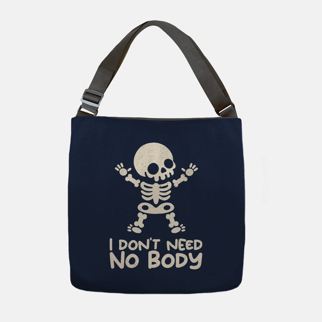 No Body Skeleton-None-Adjustable Tote-Bag-NemiMakeit