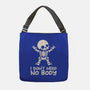 No Body Skeleton-None-Adjustable Tote-Bag-NemiMakeit