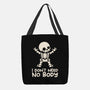 No Body Skeleton-None-Basic Tote-Bag-NemiMakeit