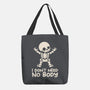 No Body Skeleton-None-Basic Tote-Bag-NemiMakeit
