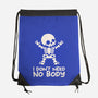 No Body Skeleton-None-Drawstring-Bag-NemiMakeit
