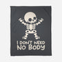 No Body Skeleton-None-Fleece-Blanket-NemiMakeit