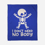 No Body Skeleton-None-Fleece-Blanket-NemiMakeit