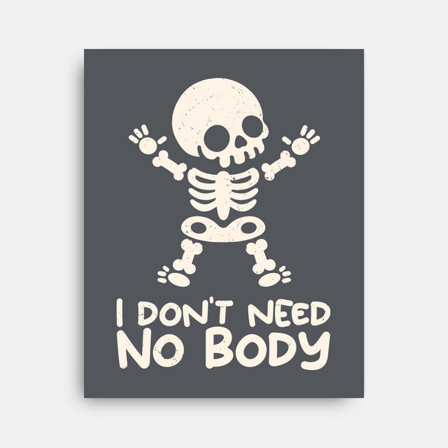 No Body Skeleton-None-Stretched-Canvas-NemiMakeit