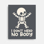 No Body Skeleton-None-Stretched-Canvas-NemiMakeit