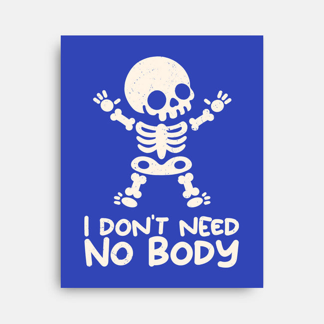 No Body Skeleton-None-Stretched-Canvas-NemiMakeit