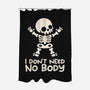 No Body Skeleton-None-Polyester-Shower Curtain-NemiMakeit