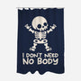 No Body Skeleton-None-Polyester-Shower Curtain-NemiMakeit