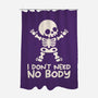 No Body Skeleton-None-Polyester-Shower Curtain-NemiMakeit