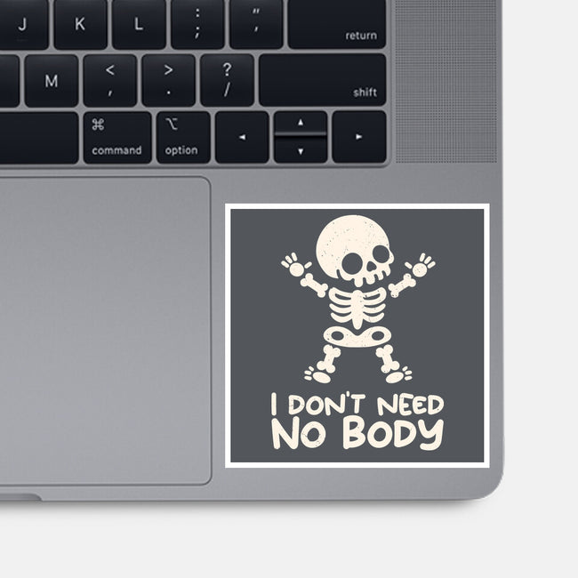 No Body Skeleton-None-Glossy-Sticker-NemiMakeit